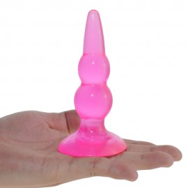 4 inch Anal Pleasure Butt Plug - Bulbs Probe, Made from anti-bacterial jelly, Best Anal Toys of adult product