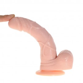 6.7 Inches realistic big Dildo, Waterproof realistic penis with textured shaft and Suction cup Sex toys for women