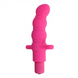 7 Speeds Silicone Bionic Bullet Prostate Vibrator with 3 defined bulbs for fulfilling stimulation anal toy for men
