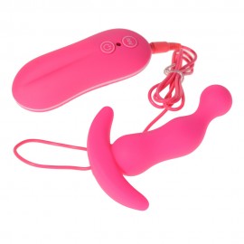 Aphrodisia Vibrating Plug III, 10 Function vibrating Soft Butt Plug, Cheap Waterproof Silicone Anal Toys of sex product
