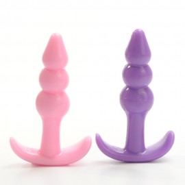Bumpy Bubbles Anal Plug, Bubbly Beginner's Anal Bliss! Soft TPR Butt plug for Men's Women's Anal Sex Toys