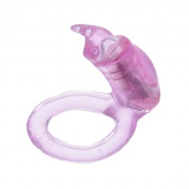 Cute Bunny Ring Vibe, Vibrating Cock Ring with free Batteries, Made from super-stretchy TPR, Sex toys for couples