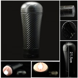 QC814   Strong Vibtatiing Masturbatory Pussy cup For Man, Adult Sex Cup,  Sex Toys