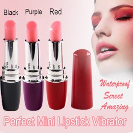 QE581   Female Waterproof Secret Mini Rouge Lipstick Vibrator, Vibrating Bullets/Eggs, Sex Toys for women,