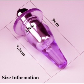 QX164 hot waterproof mini vibrating bullet anal butt plug anal toys sex toys for man and woman sex products