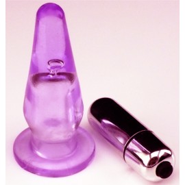 QX164 hot waterproof mini vibrating bullet anal butt plug anal toys sex toys for man and woman sex products