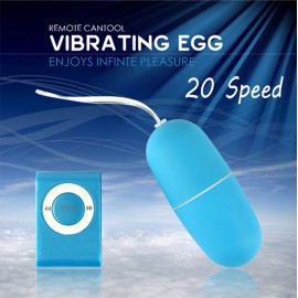 VE266       Portable Wireless  Remote Control  20 Speed Waterproof MP3 Vibrating Egg,  Vibrators for Women,  Sex Toys