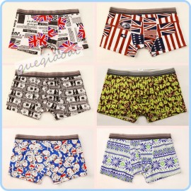 YW009 High quality 2014 swimwear men underwear summer must-series pull in chinese style pattern penis pouch boxers