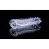 que2902a  TPR crystal white, Penis Sleeve, Penis enlarger, Penis extender, Sex Toys for men ,Adult products