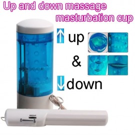 retail que0225 up and down massage  MOUTH , Masturbatory CUP, Sex Product, vibtation Adult Sex cup